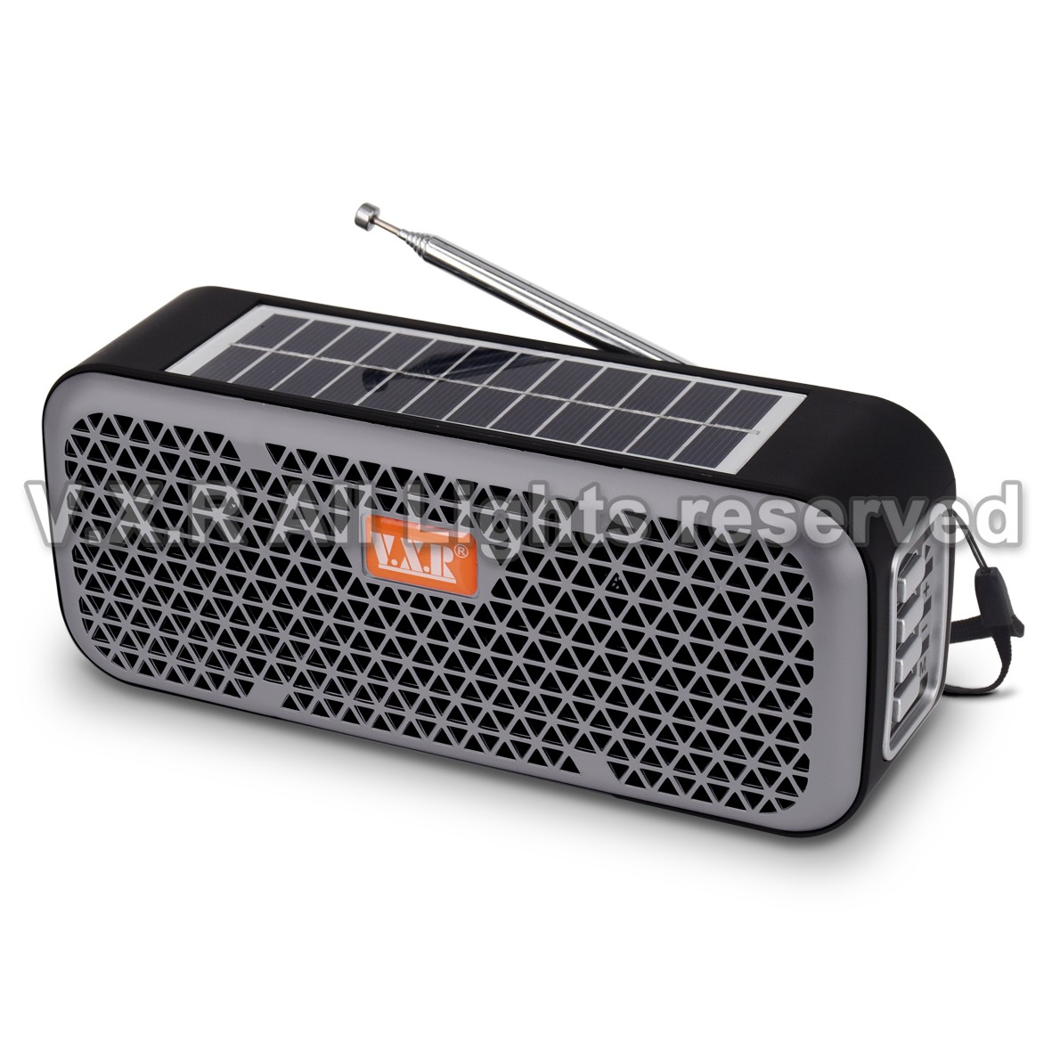 Portable Solar Bluetooth Speaker with FM Radio