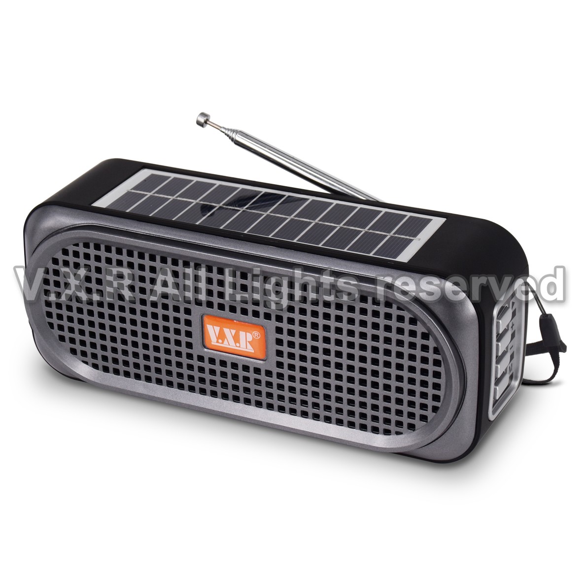 Portable Bluetooth Speaker with Solar Charging