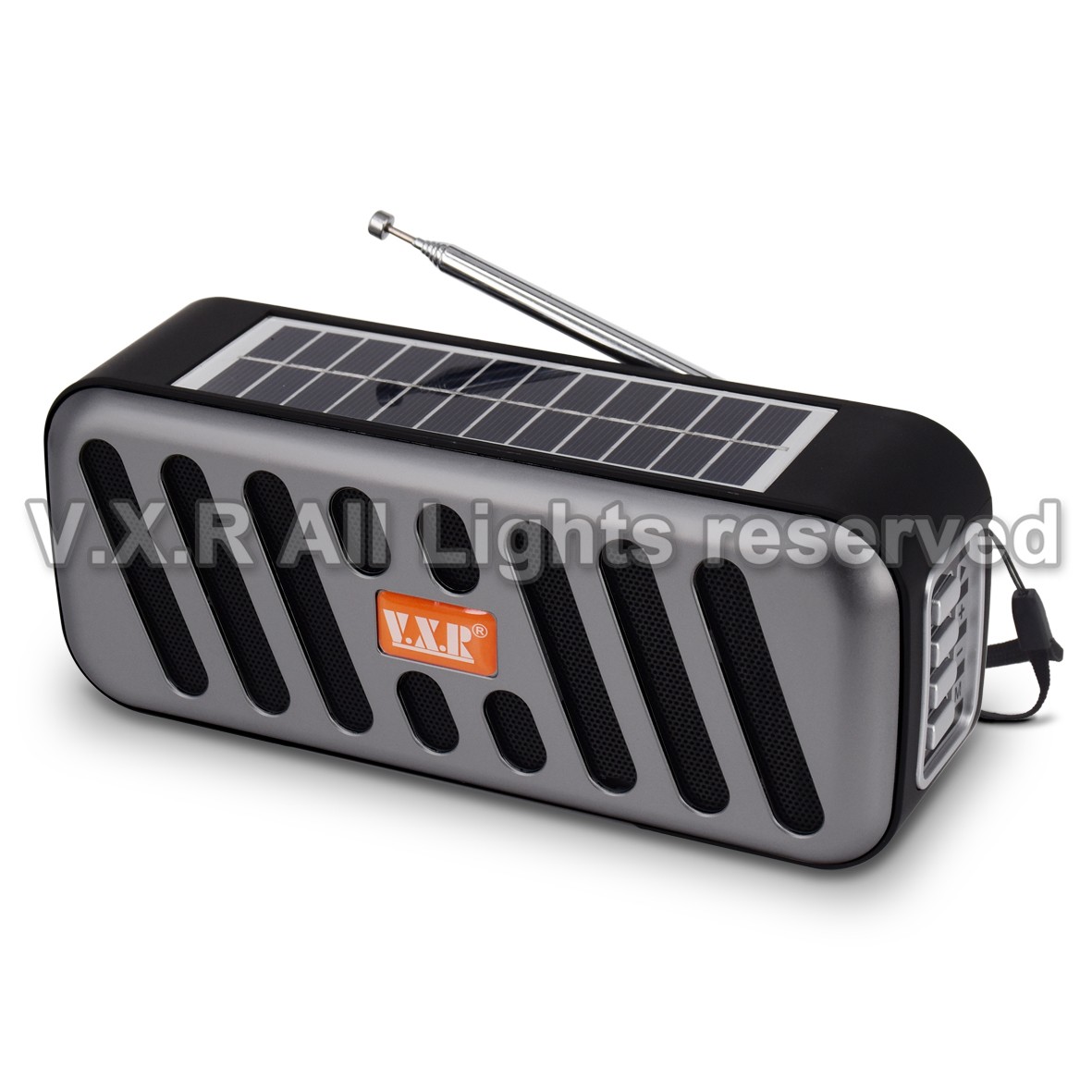 Portable Solar Bluetooth Speaker with FM Radio