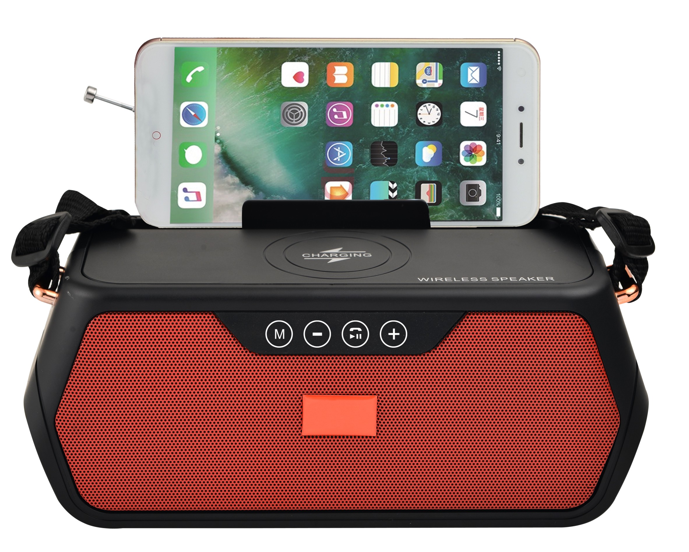 Portable Wireless Charging Bluetooth Radio Speaker