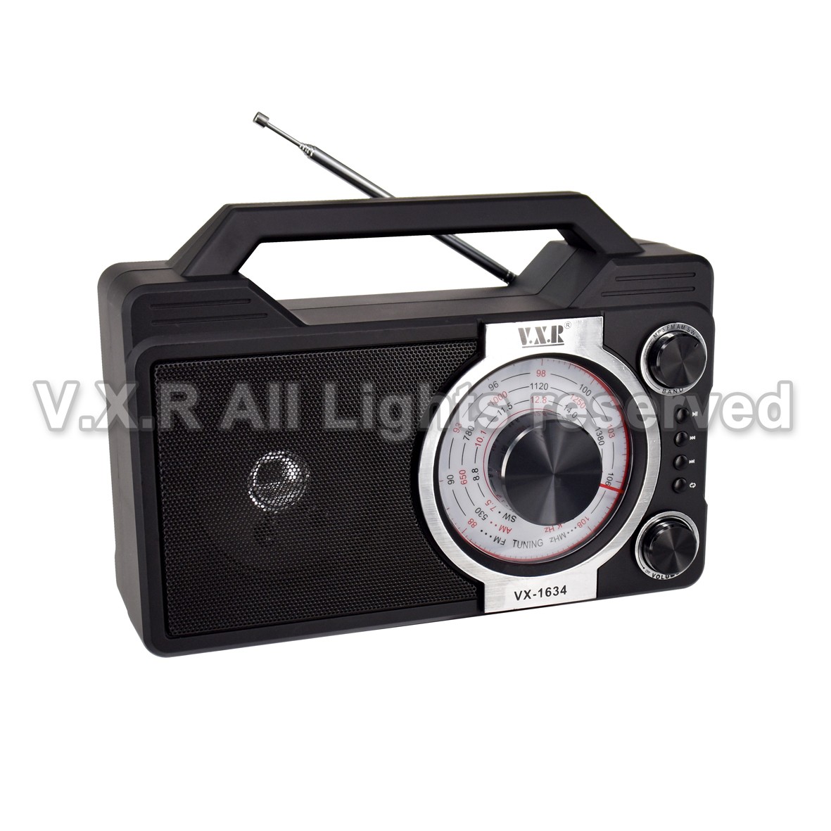 Portable AM/FM/SW Radio with Bluetooth and MP3 Player