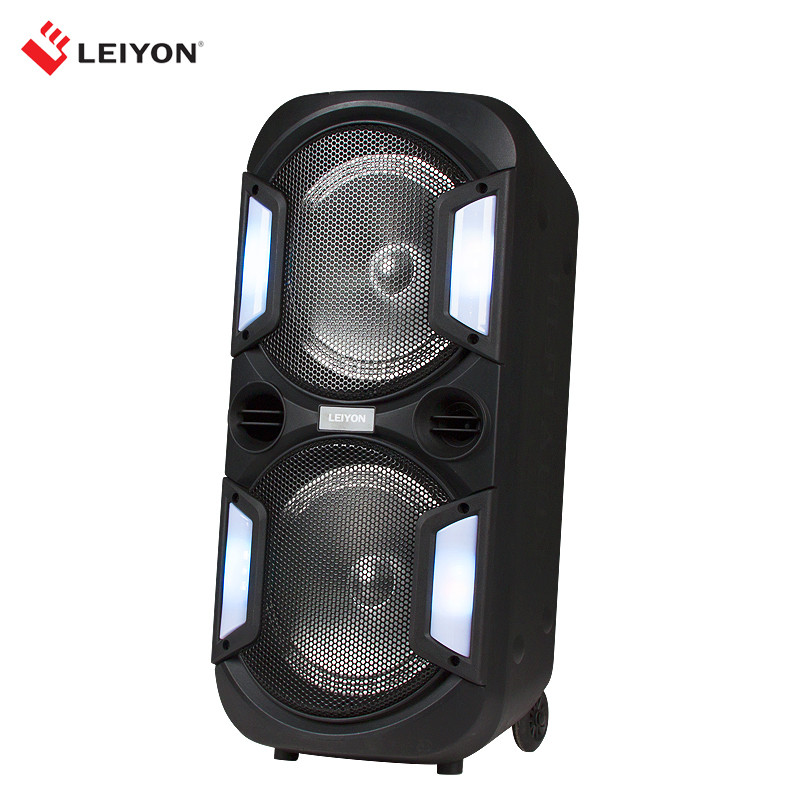 bluetooth speaker wireless rechargeable multifunction karaoke speaker dj active system - Image 3