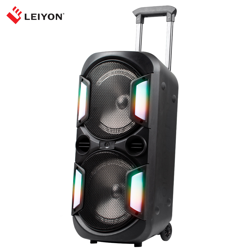 bluetooth speaker wireless rechargeable multifunction karaoke speaker dj active system - Image 2