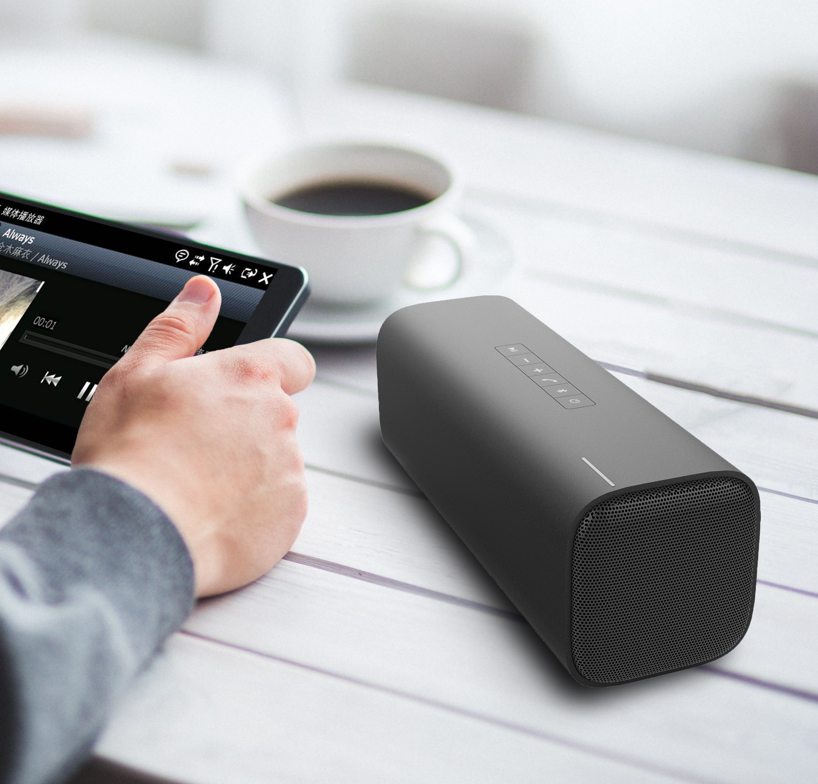 Bluetooth Speaker With AUX IN (3.5mm) Bluetooth Rechargeable Battery - Image 2