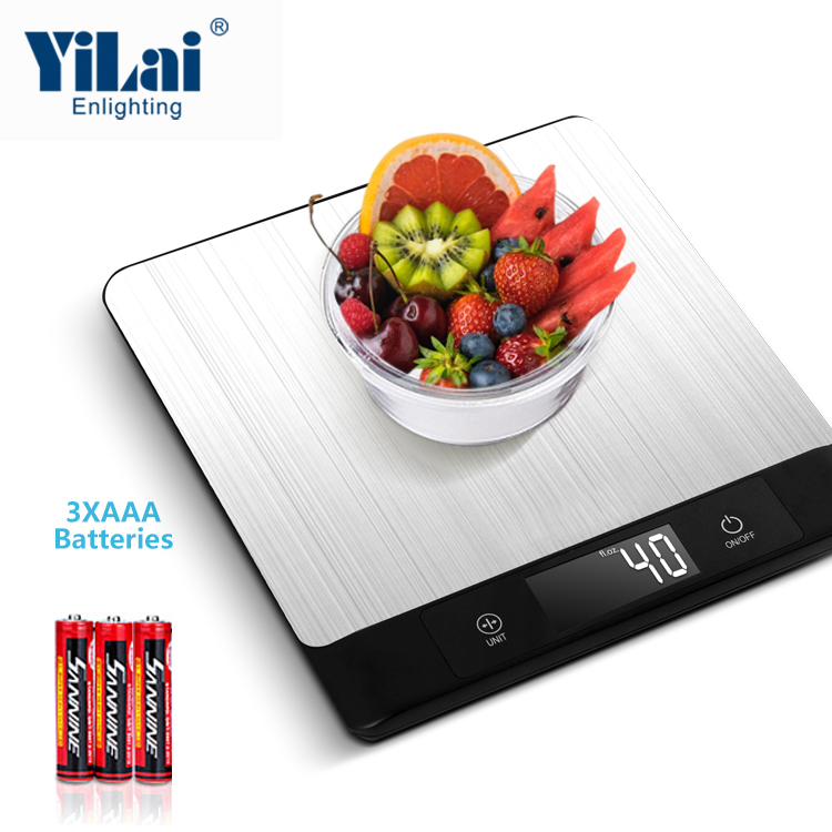 Blutooth Smart Scale 5KG Stainless Steel PLatform LCD display Kitchen Scale - Image 2