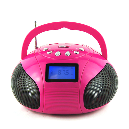 Portable CD Player Boombox with FM Radio
