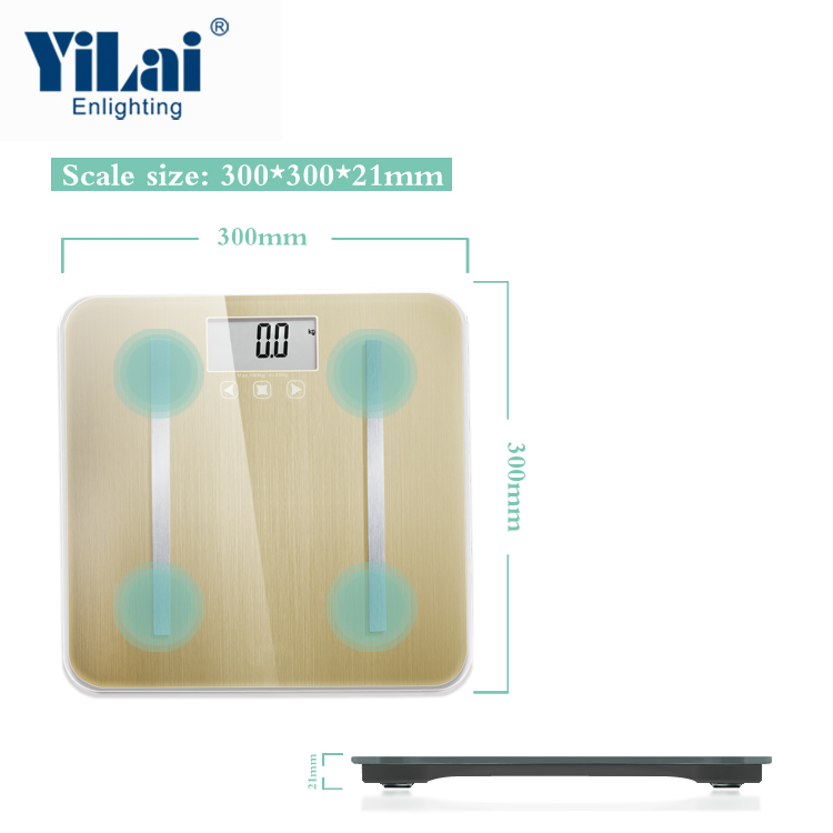 BMI multi-function 180kg / 396lb / 28ST large display body fat scale - Image 2