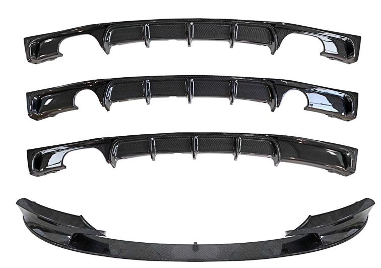 Carbon Fiber Front Lip and Rear Diffuser Kit for BMW 3 Series F30/F35 (2013-2014)