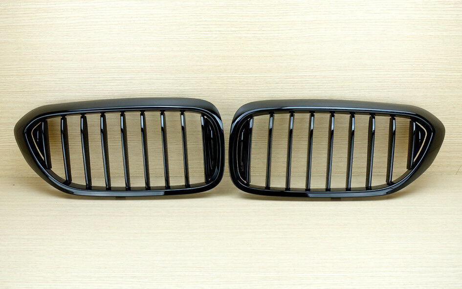 High-Gloss Black Double Slat Car Grille for BMW G30/G38 (2016-2020)