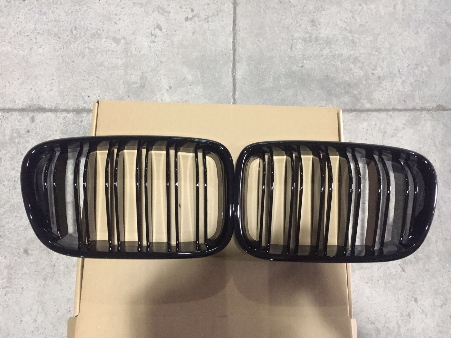 Double Slat Front Grille Set for BMW X3 F25 and X4 F26