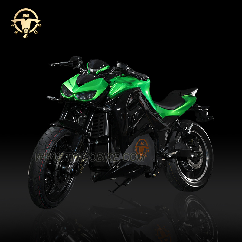 Front view of the BMX2 high-performance electric motorcycle