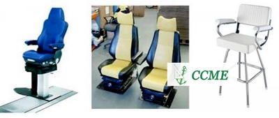 Marine Seat with Folding Adjuster
