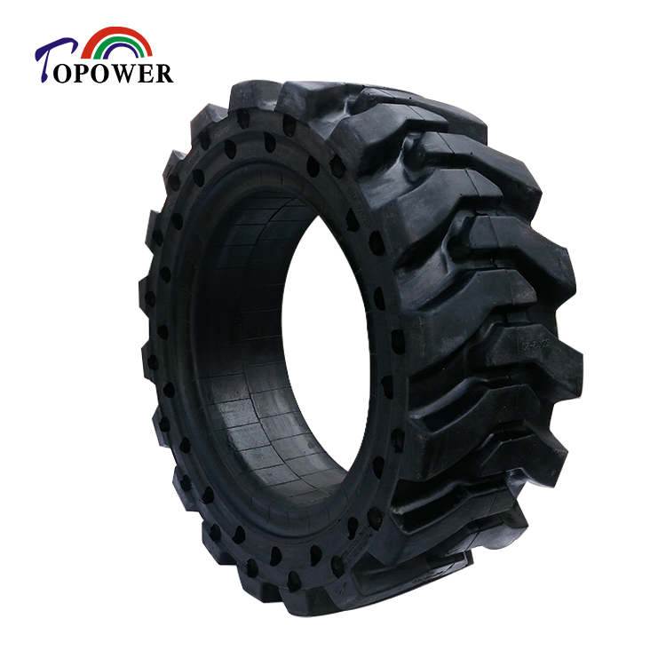 boom lift solid tire skid steer loader solid wheel 31x10-16 33x12-20 36x14-20 - Image 2