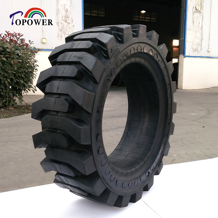 Heavy duty solid tire tread