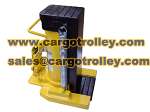 Hydraulic Toe Jack for Low Clearance Lifting