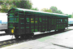 Vintage Rail Transport Box Wagon