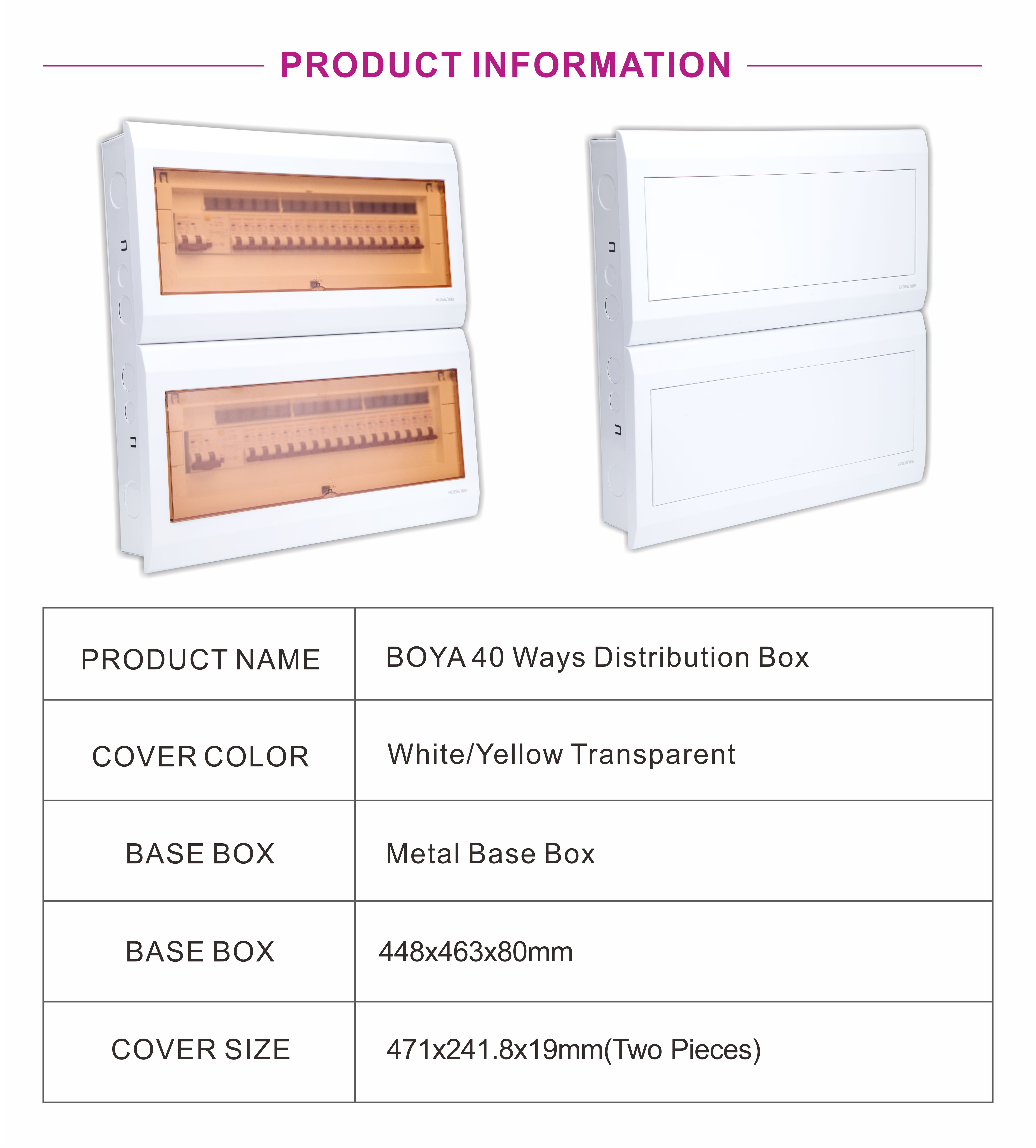 BOYA style 40 way distribution box - Image 2