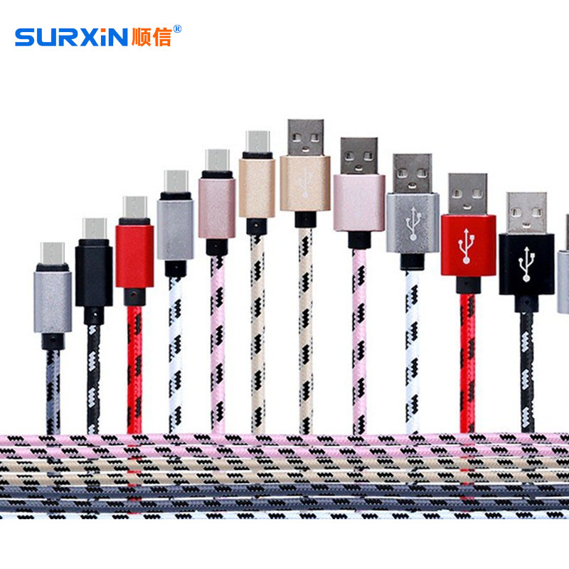 Braided Charging Cable For iPhone Android Type-C - Image 2