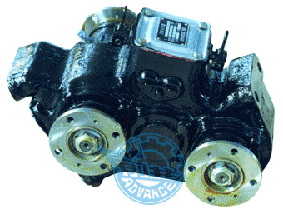 Industrial Gearbox with Mounting Flanges