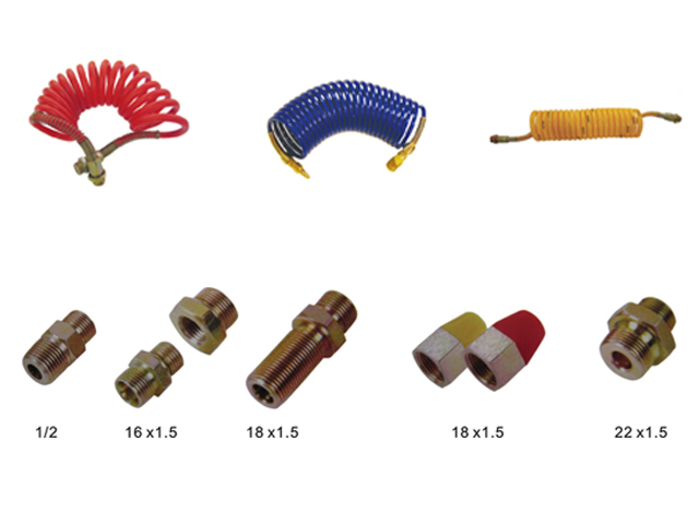 Automotive Air Brake Hose with Brass Fittings