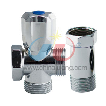 Brass Angle Valve with Chrome Finish