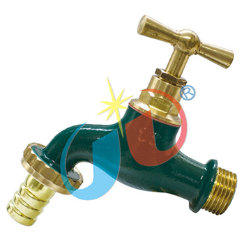 Brass Bibcock Tap with Hose Connection