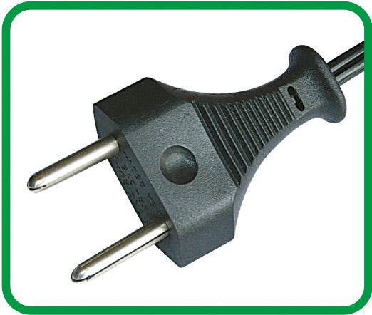 Two-Pin Brazil Power Cord