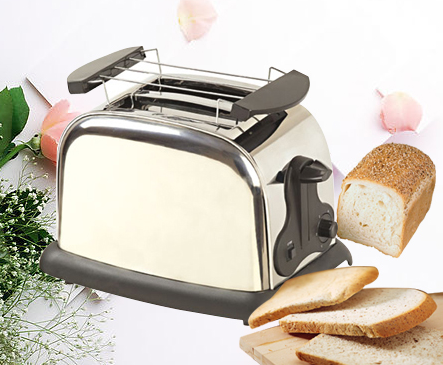 Stainless Steel Bread Toaster with Multiple Browning Settings