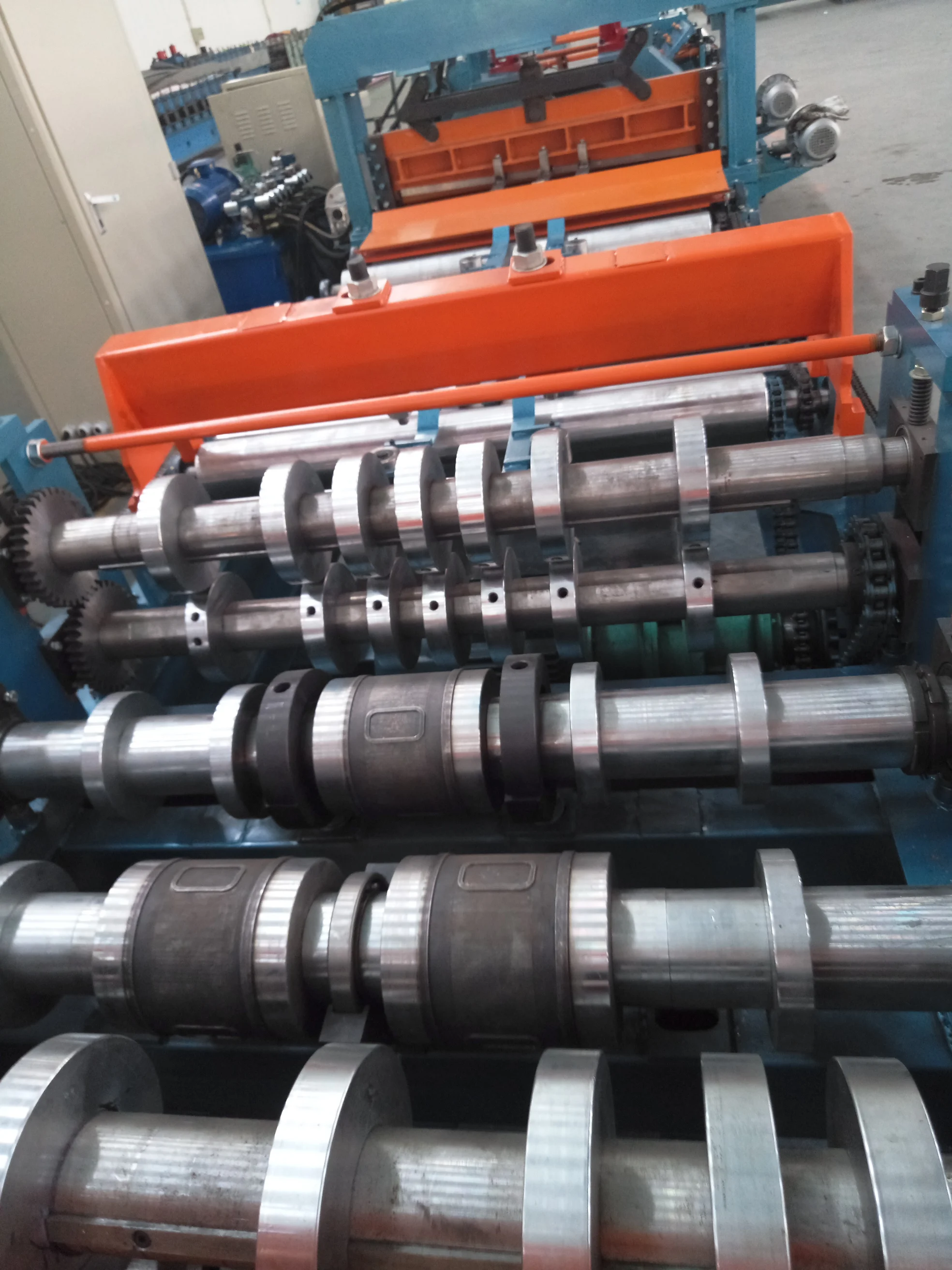 Multi-station roll forming line