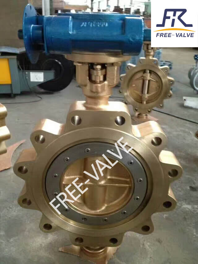 Bronze Lug Butterfly Valve with Double Eccentric Offset