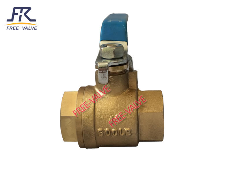 Bronze Threaded Ball Valve with Stainless Steel Stem