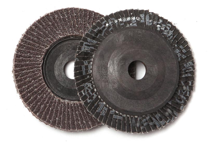 Brown Aluminum Oxide Flap Disc with Plastic Backing