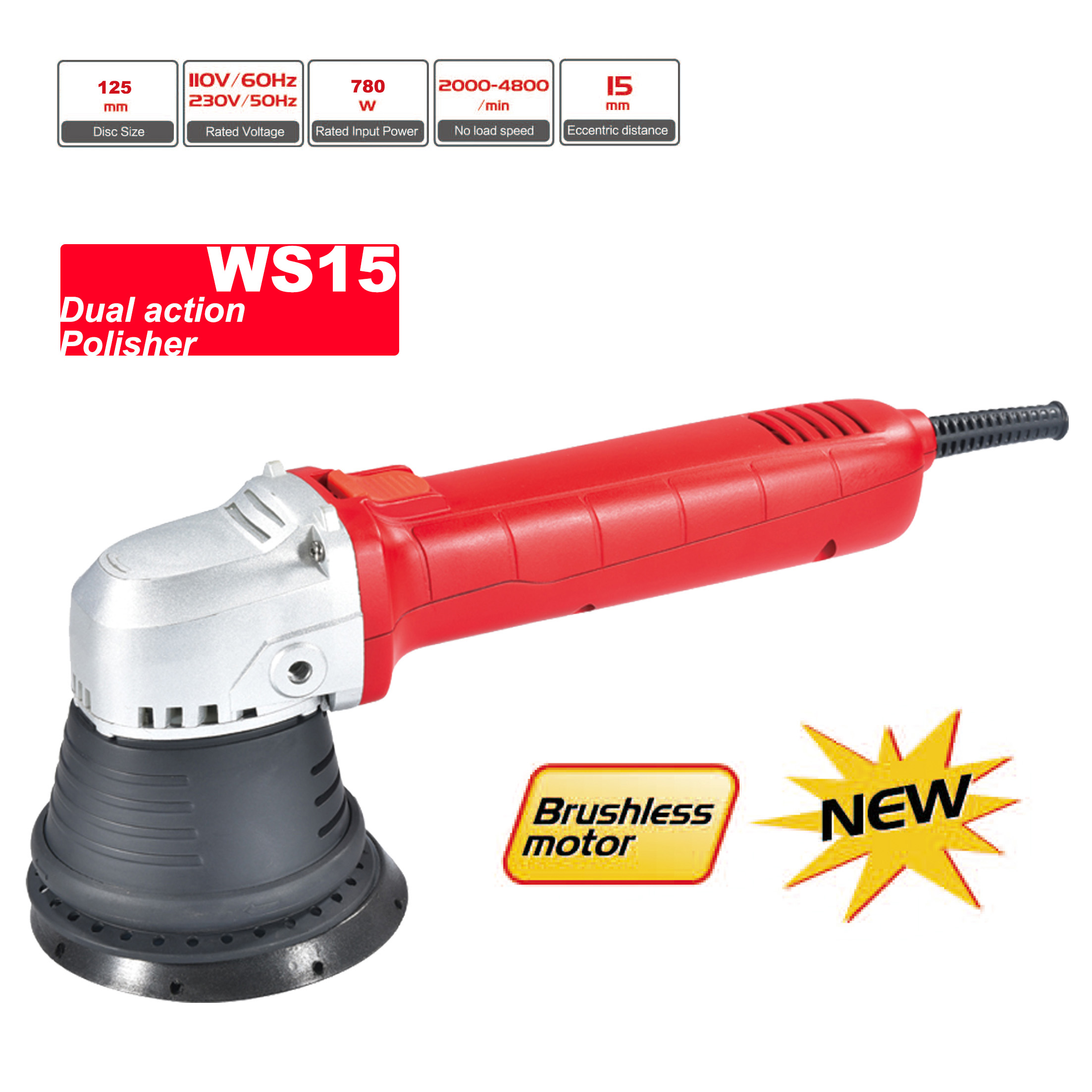 brushless dual action polisher - Image 2