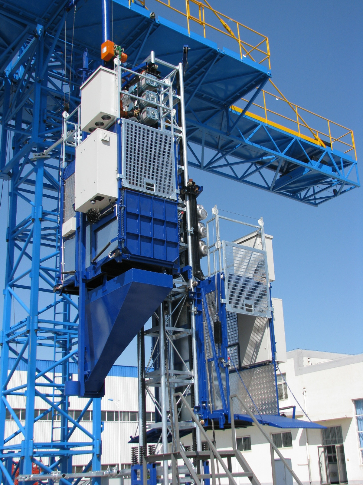 Dual Cage Construction Elevator