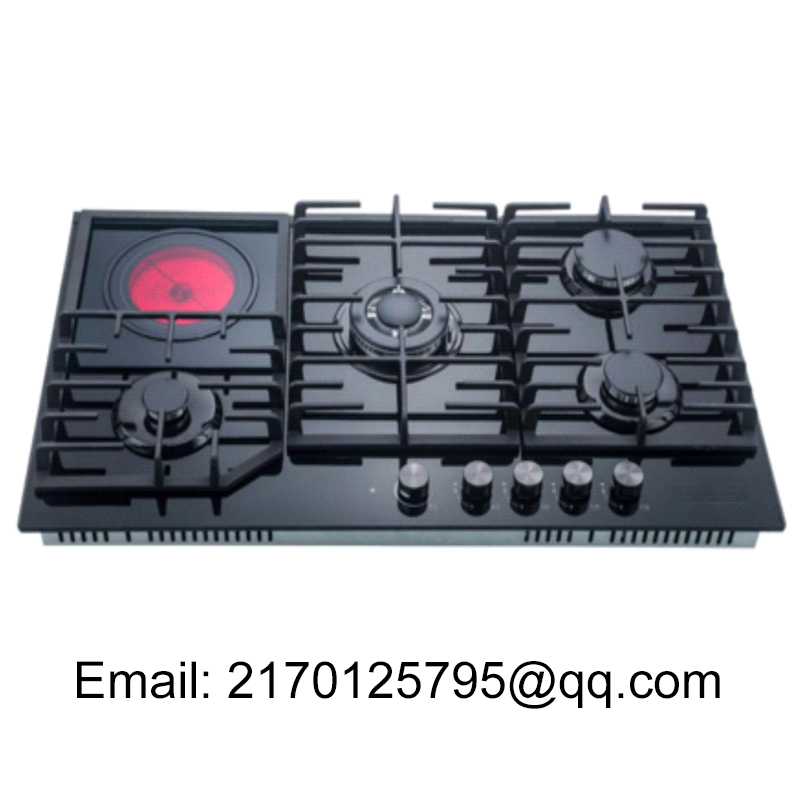 Combination Gas and Electric Cooktop