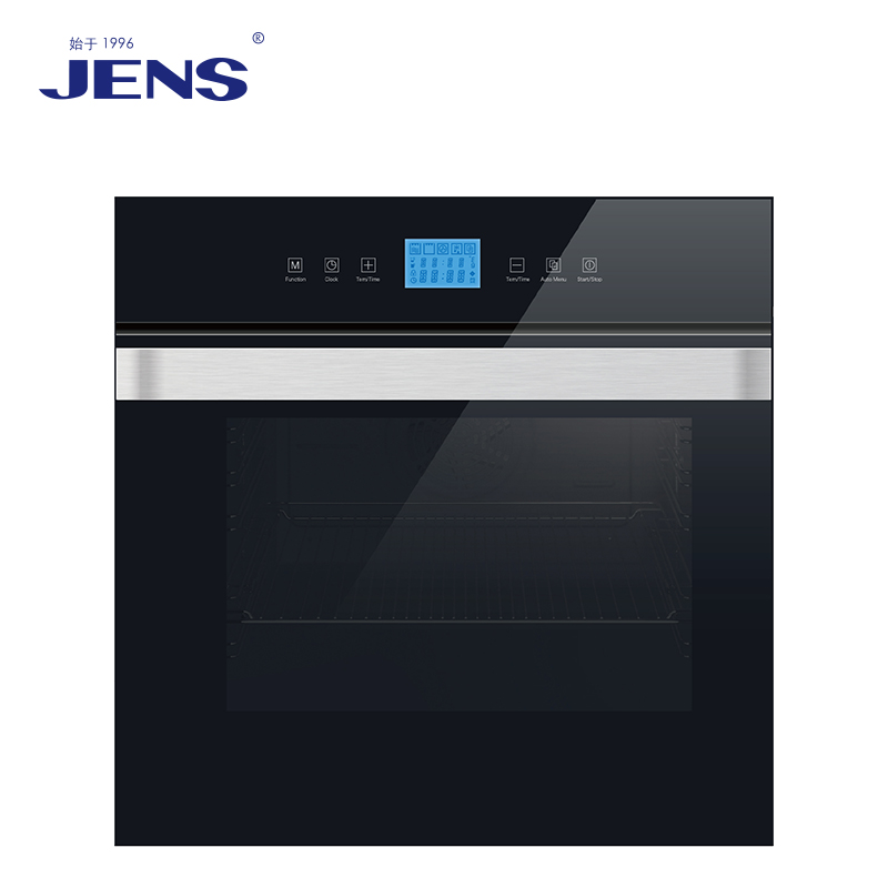 Black Glass Built-In Oven with Digital Controls