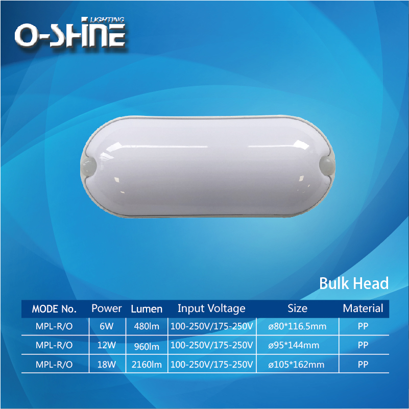 Energy-Efficient Bulkhead Light