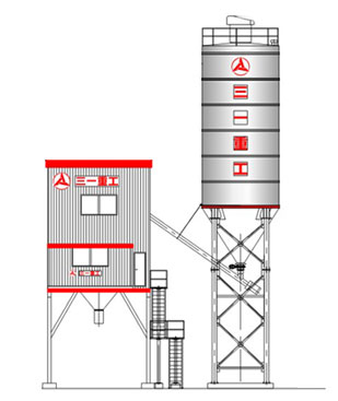HZS150 Concrete Mixing Plant