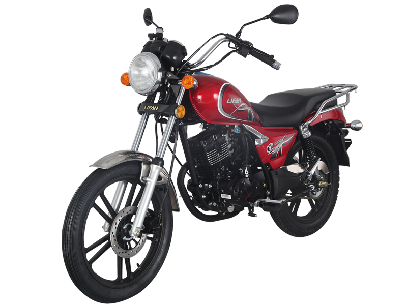 125cc Cruiser Motorcycle with Chrome Accents