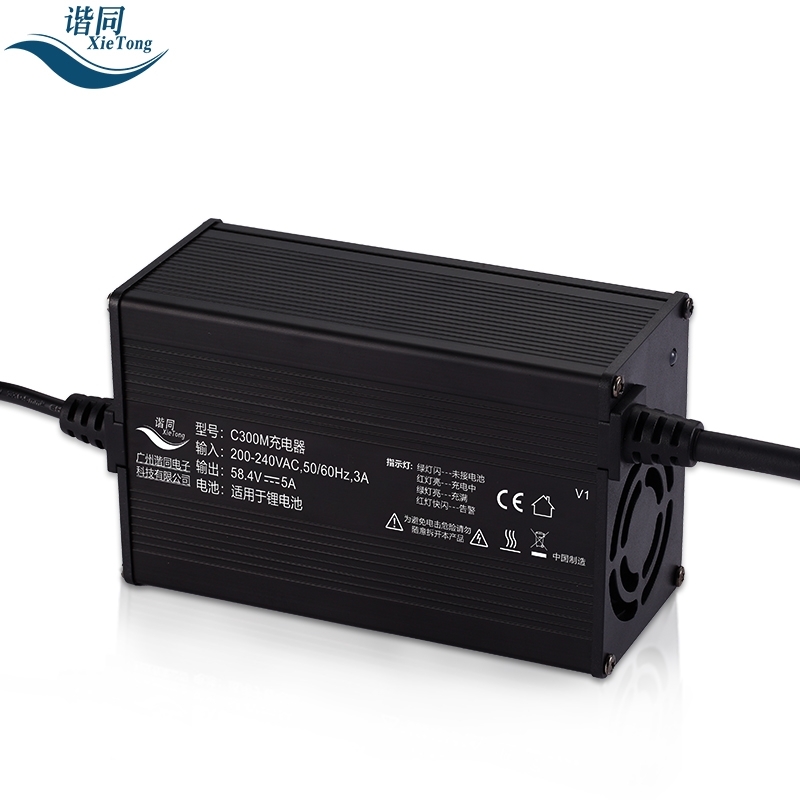 C300M-V1 lithium li-ion battery charger 58.8v 14s 48v 6a for Electric Motorcycle, Scooter, - Image 2