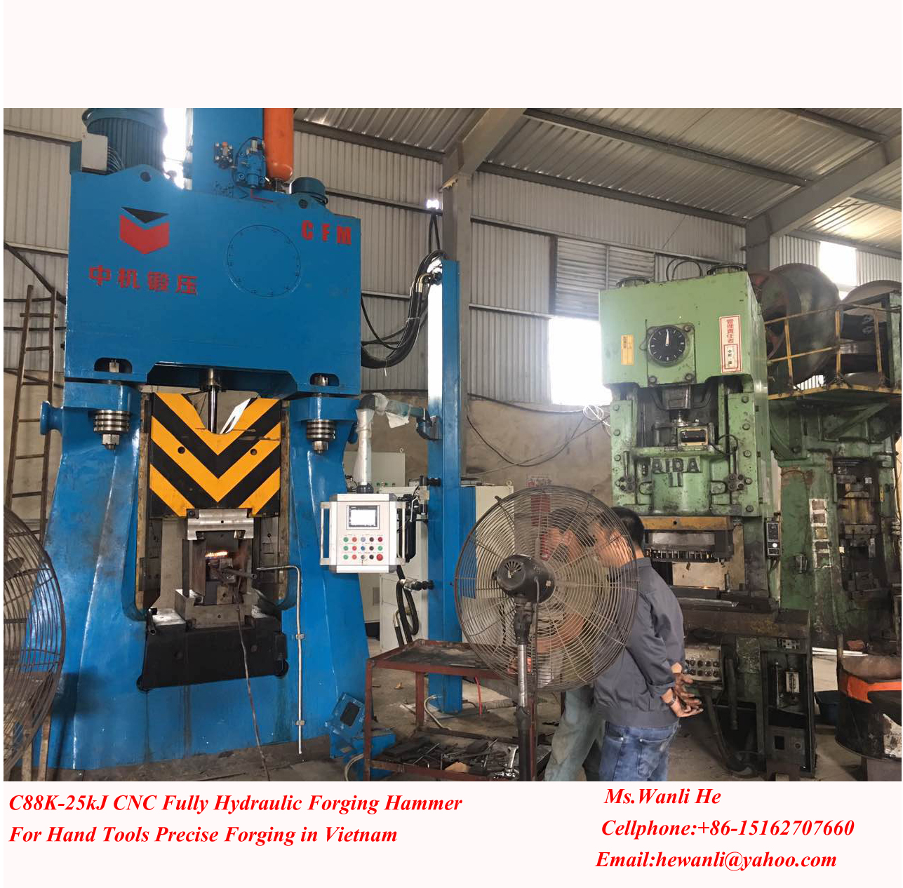 C88K-25kJ Drop Forging Hammer for Pliers/Spanners Forge in Vietnam - Image 3