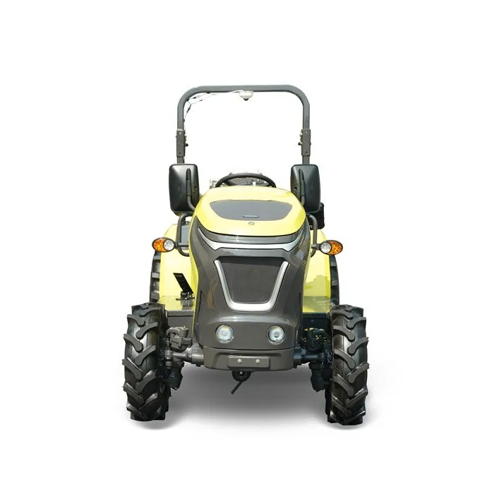 Tractor showing hydraulic systems and wheel configuration