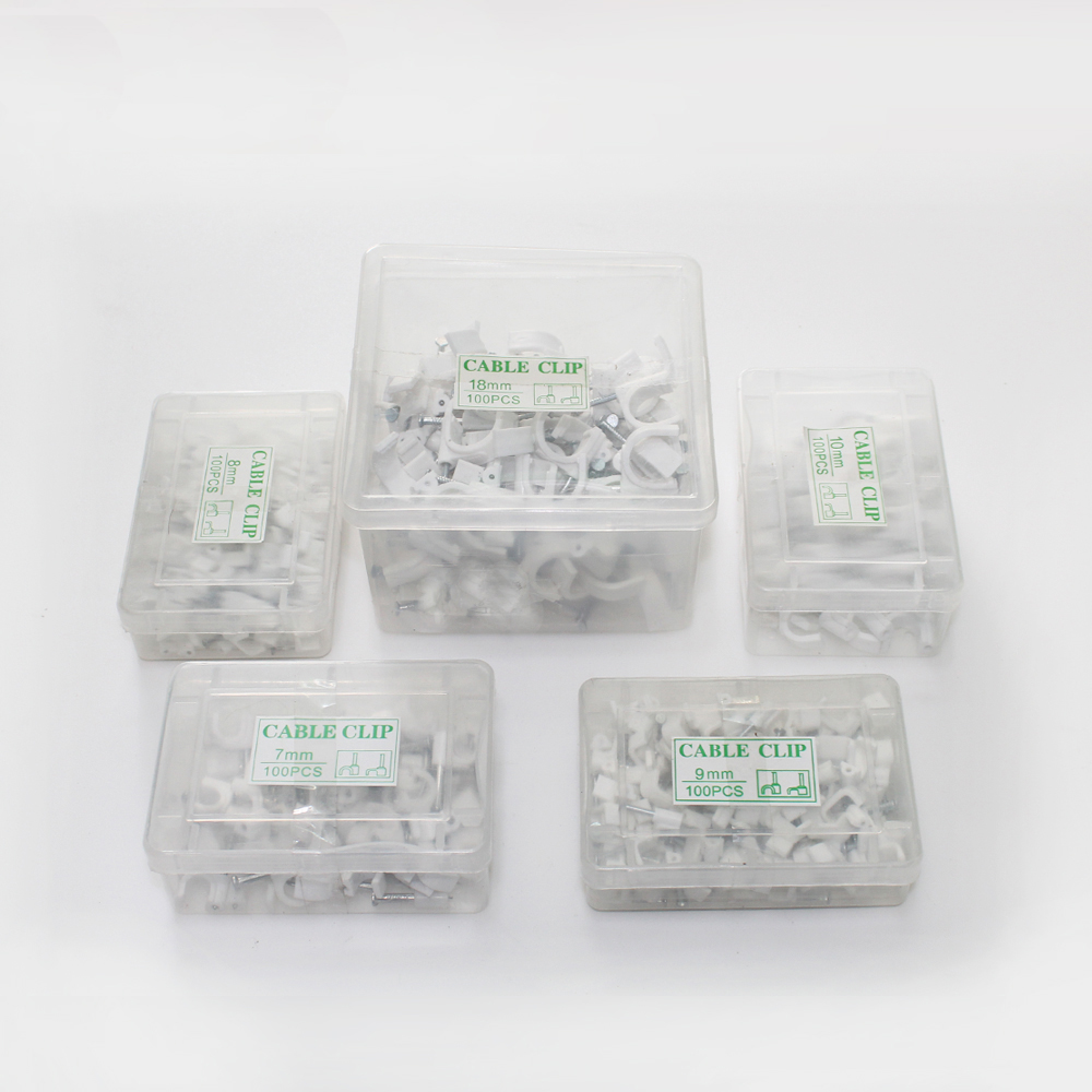 Cable Clips with Pre-Inserted Nails