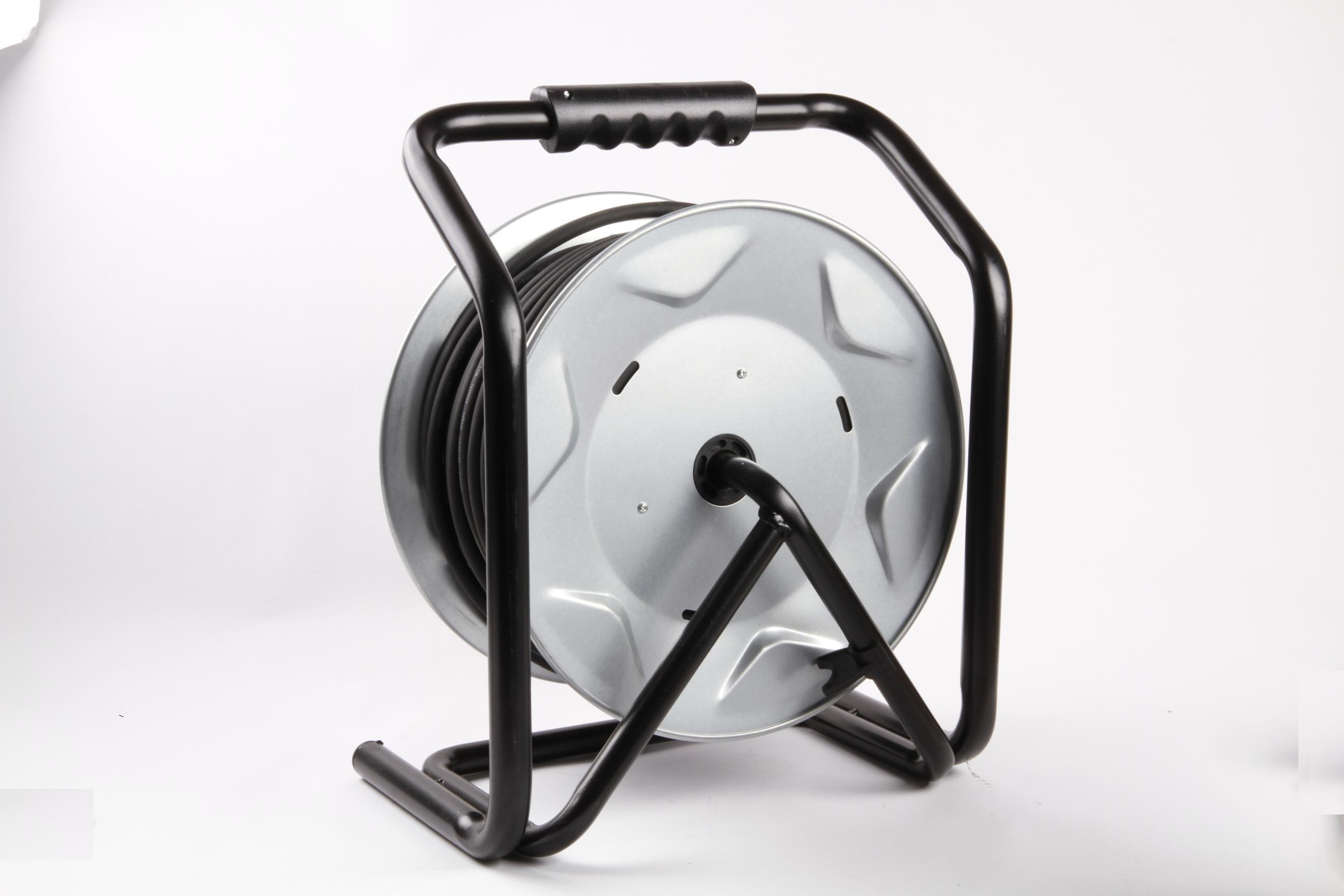 Heavy-Duty Cable Reel with Multiple Outlets