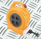 Manual Cable Reel with Multiple Power Outlets