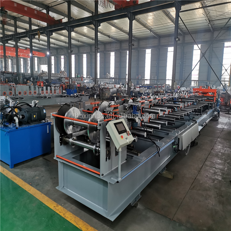 Roll forming profile shaping section