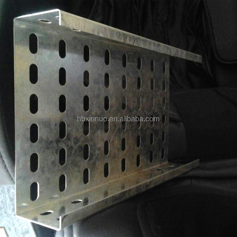 Perforated cable tray production process