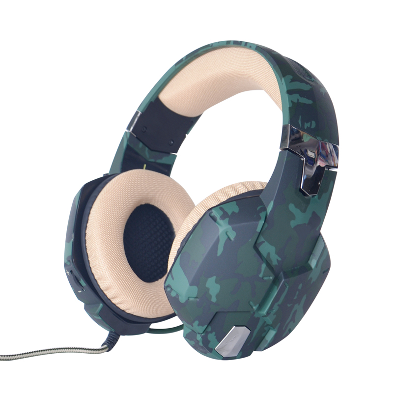 Camouflage Over-Ear Gaming Headset