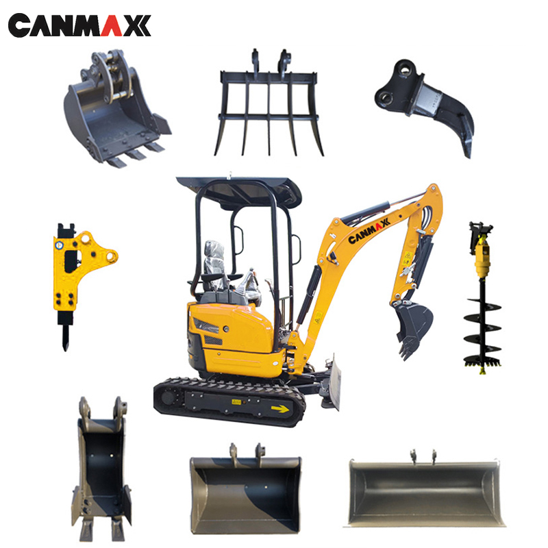 Canmax 3.5 Ton Mini Crawler Excavator Small Digger Ex9035 Price for Sale - Image 3