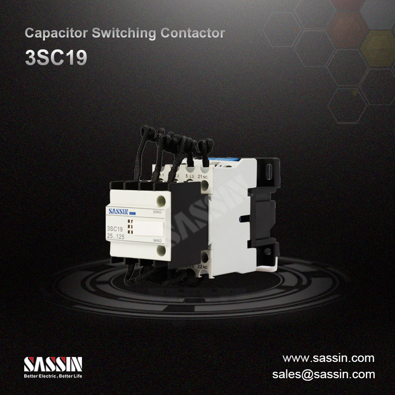 Capacitor Switching Contactor with Damping Resistors